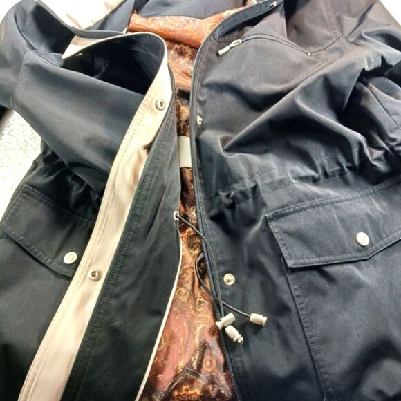 Liz Claireborne Water Resistant Mid Weight Softshell Hooded Jacket Women Medium - Picture 7 of 16